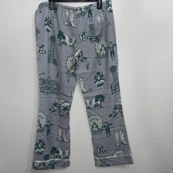 Katie Kime Dallas Toile Pajama Pants Set - Picture 11 of 12